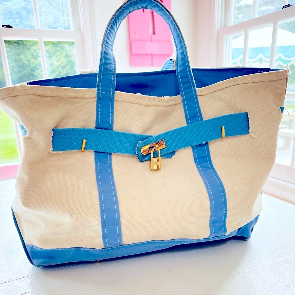 LL Bean “Boatkin” Style Large Tote